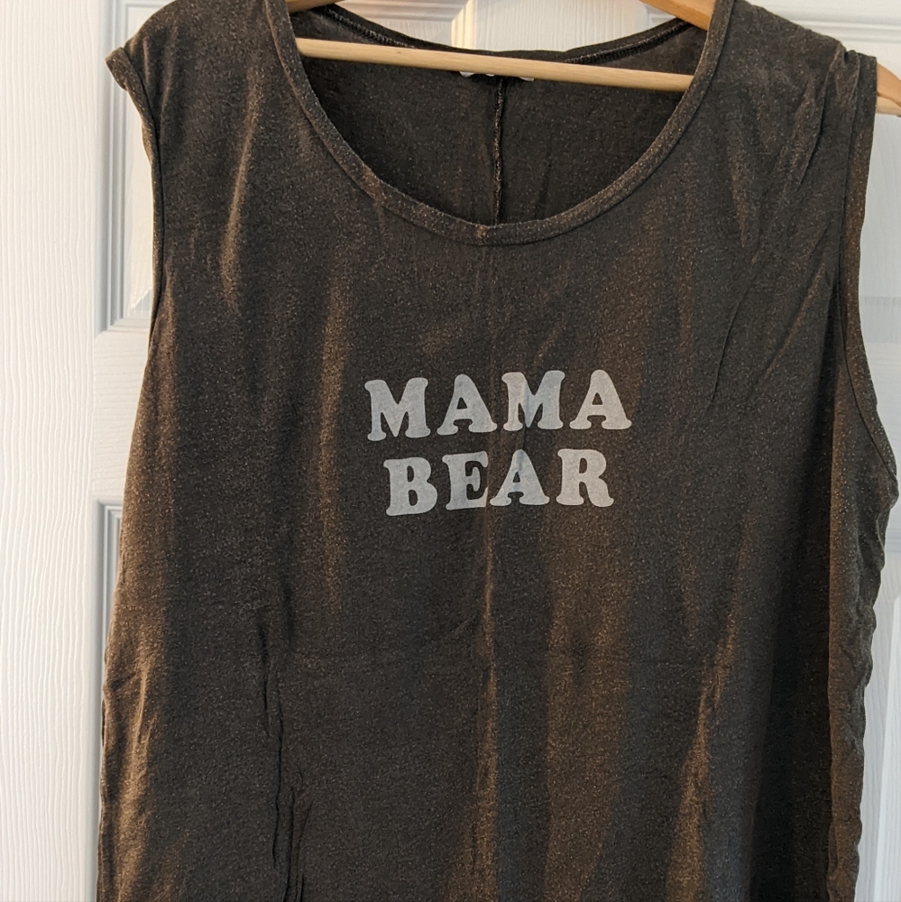 Mama bear muscle tank